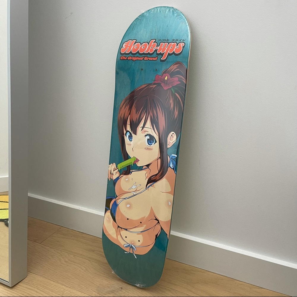 hook ups skateboard Popsicle Girl deck jk industries rare jeremy klein anime